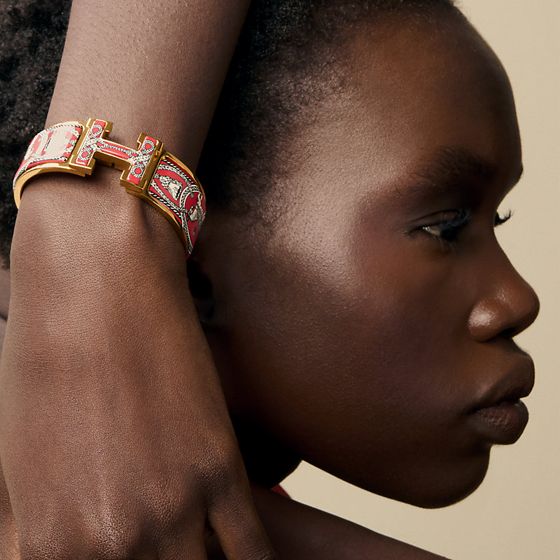 Clic Clac H Grand Apparat bracelet - Red | Hermès UAE